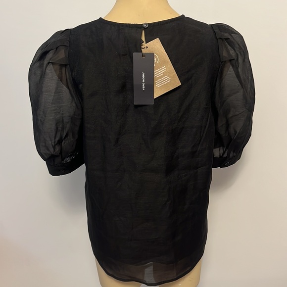 BNWT Vero Moda Black Top - Picture 2 of 5